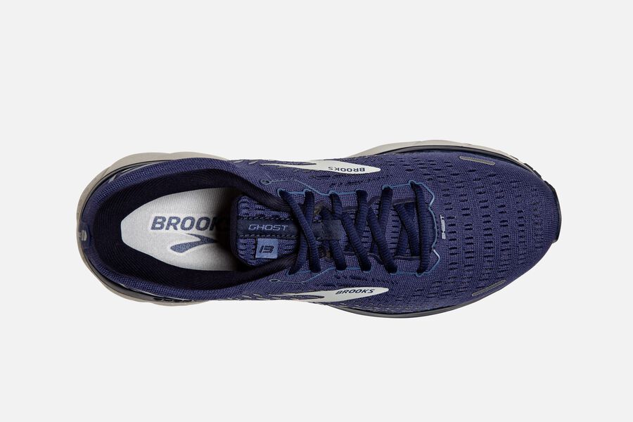 Brooks Ghost 13 Road Loopschoenen Heren - Donkerblauw/Zilver - 921058RCW